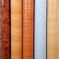 wood grain PVC film for vacuum press and wrapping for Iran